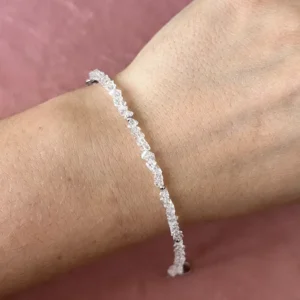 Браслет из ювелирного стекла (прозрачного)