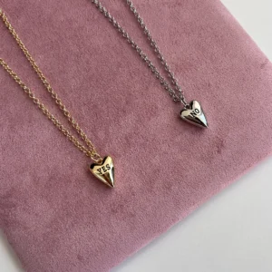 Подвеска сердце YES-NO на цепочке