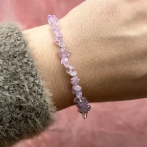 Браслет из аметиста (галька)