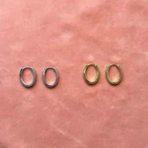 Серьги конго (трансформеры) Овальные