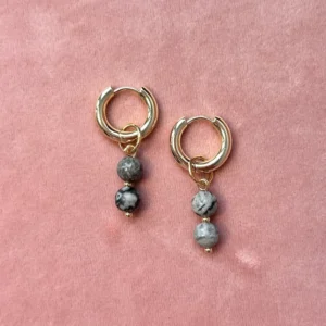 Подвеска из серой яшмы mini