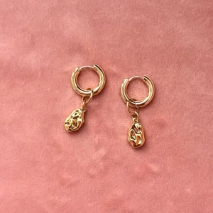 Подвеска мятый металл