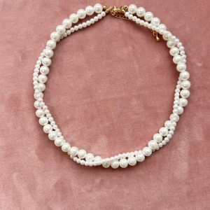 Колье Двойная нить майорки