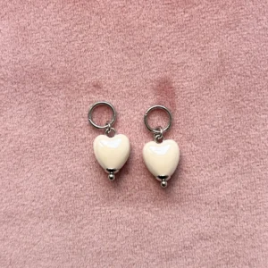 Подвеска Сердце керамика (белое)