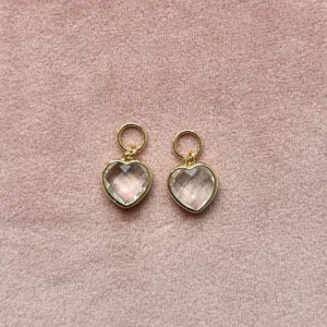 Подвеска Сердце из горного хрусталя