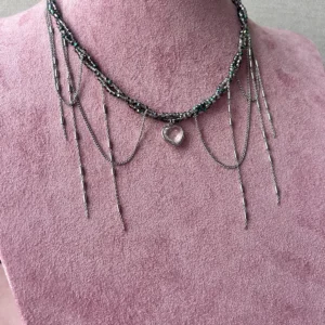 Колье Хрустальное сердце