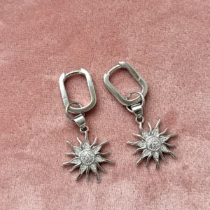 Серьги конго (трансформеры) овал плоский