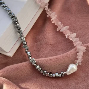 Колье Розовый рассвет