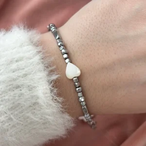 Браслет Сердце в серебре