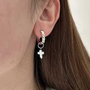 Подвеска Крест из гематита