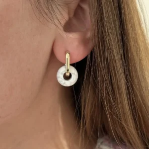 Подвеска Бублик из говлита (рондель)