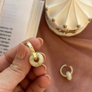 Подвеска Бублик из кварца