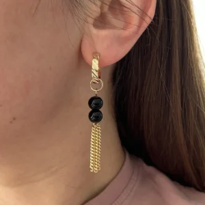 Подвеска Агат с цепочками