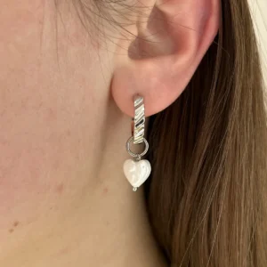 Подвеска Сердце из жемчуга майорка