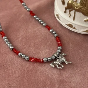 Колье Красная огненная лошадь