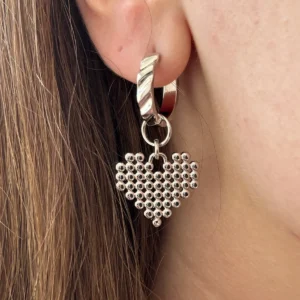 Подвеска Пиксельное сердце