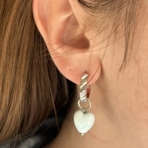 Подвеска Сердце голубое (керамика)