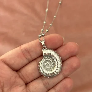 Цепочка с подвеской Аммонит