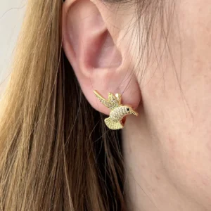 Серьги Колибри